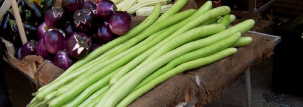 Al mercato in bicicletta… la minestra di cucuzza lunga siciliana